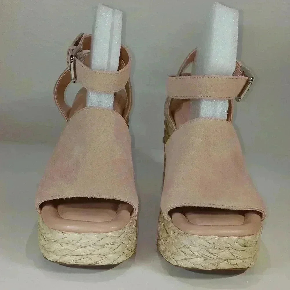 MARC FISHER NELLY ESPADRILLE WEDGE SANDAL